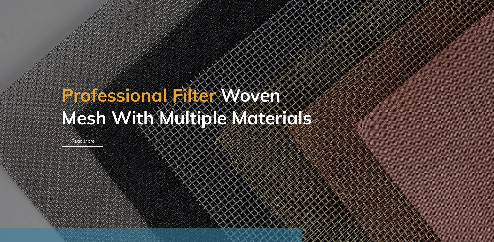 Professionelt filter vævet mesh med flere materialer