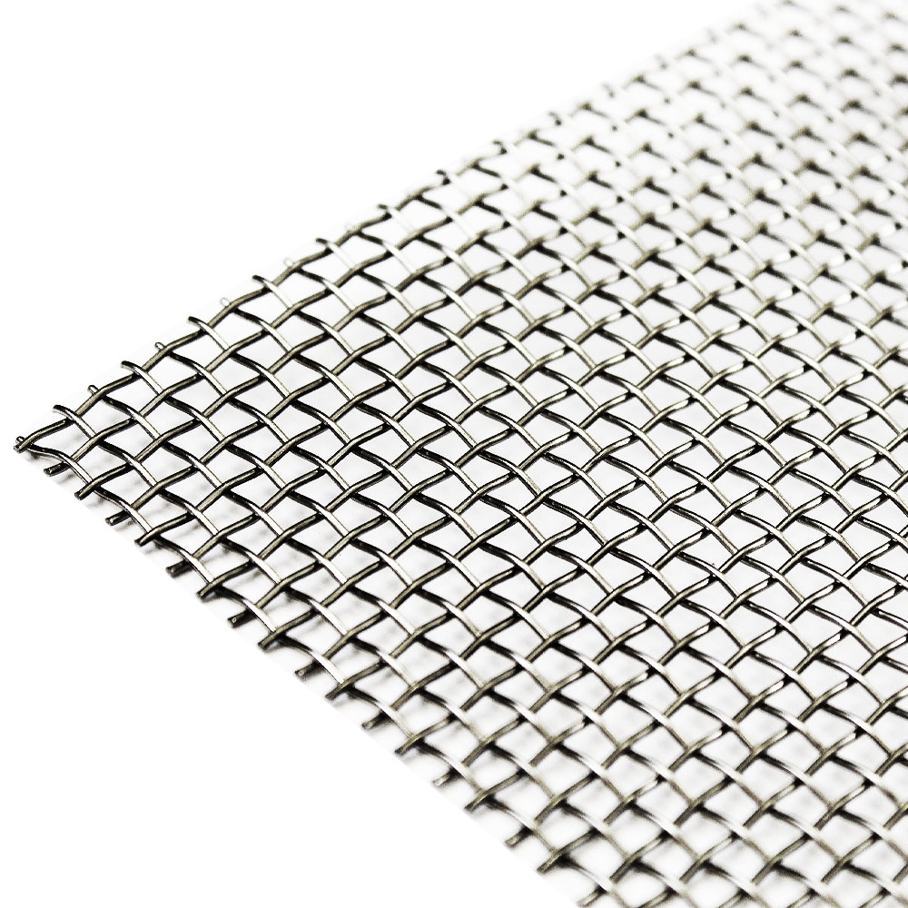 Titanium vævet trådnet