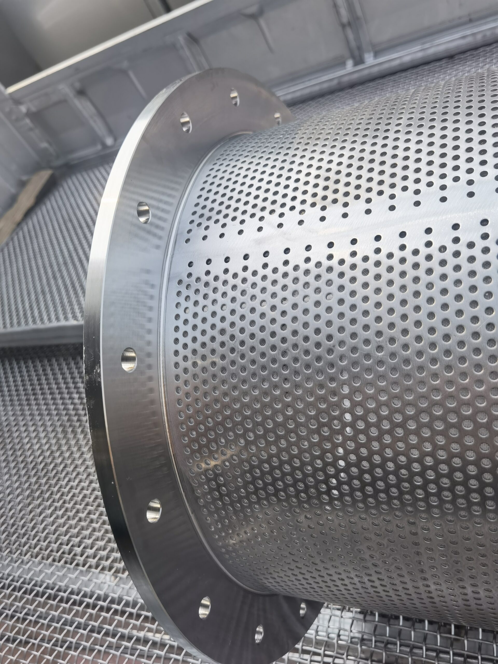 Perforeret Metal Filter Tube
